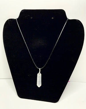 Clear Quartz Point Necklace